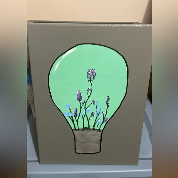 Hand painted canvas art - Picture 4 of 9